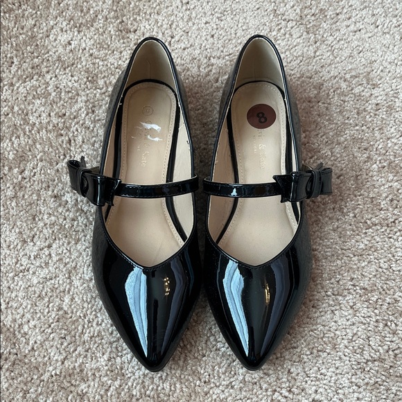 Olivia & Kate Shoes - Olivia & Kate Patent Bow Flats